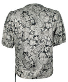 Michael Kors Women's Plus Paisley Faux Wrap Top Blouse Bn 0X