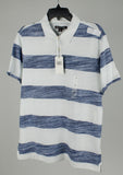 Customer Return Michael Kors Men's Striped Lightweight Polo Shirt-SB-M