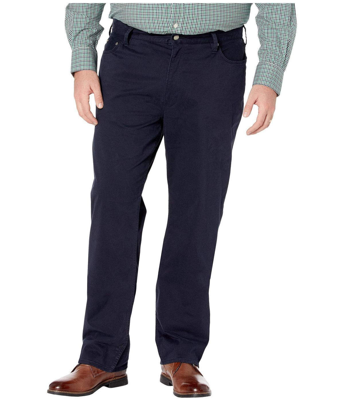 Polo Ralph Lauren Men's Big & Tall Stretch Classic Fit Sateen Jeans Style Pant Nvy 42Tx36