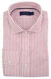 Polo Ralph Lauren Men's Linen Blend Long Sleeve Button-down Shirts Blue Pink