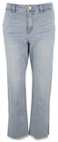 Michael Kors Women's Frayed Hem Ankle Cropped Jeans