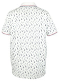 Polo Ralph Lauren Men's Big & Tall Sailboat Print Mesh Polo Shirts White Multi