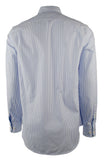 Michael Kors Men's Long Sleeve Striped Tailored Classic Fit Shirt