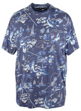 Polo Ralph Lauren Men's Big & Tall Marlin Fishing Boat T-Shirt Blue