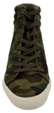 Polo Ralph Lauren Men's Gaven Camo Print Suede High-Top Sneakers-O-9.5