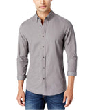 Michael Kors Men's Slim Fit Rex Corduroy Printed Long Sleeve Shirt