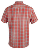 Tommy Bahama Men's Island Zone Check O Lada Silk Blend Camp Short Sleeve Shirt