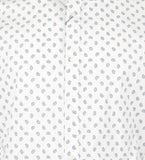 Michael Kors Men's Paisley Print Slim Fit Long Sleeve Shirt RBL X-Large