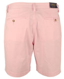 Men's Classic Fit Stretch 9" Flat Front Chino Shorts Pink 30