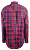 Michael Kors Men's Slim Fit Plaid Cotton Long Sleeve Shirt