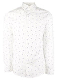 Michael Kors Men's Cotton Slim Fit Long Sleeve Shirt