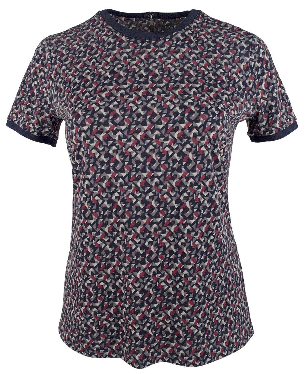 Lauren Ralph Lauren Women's Plus Size Geometric Pattern Top N 1X