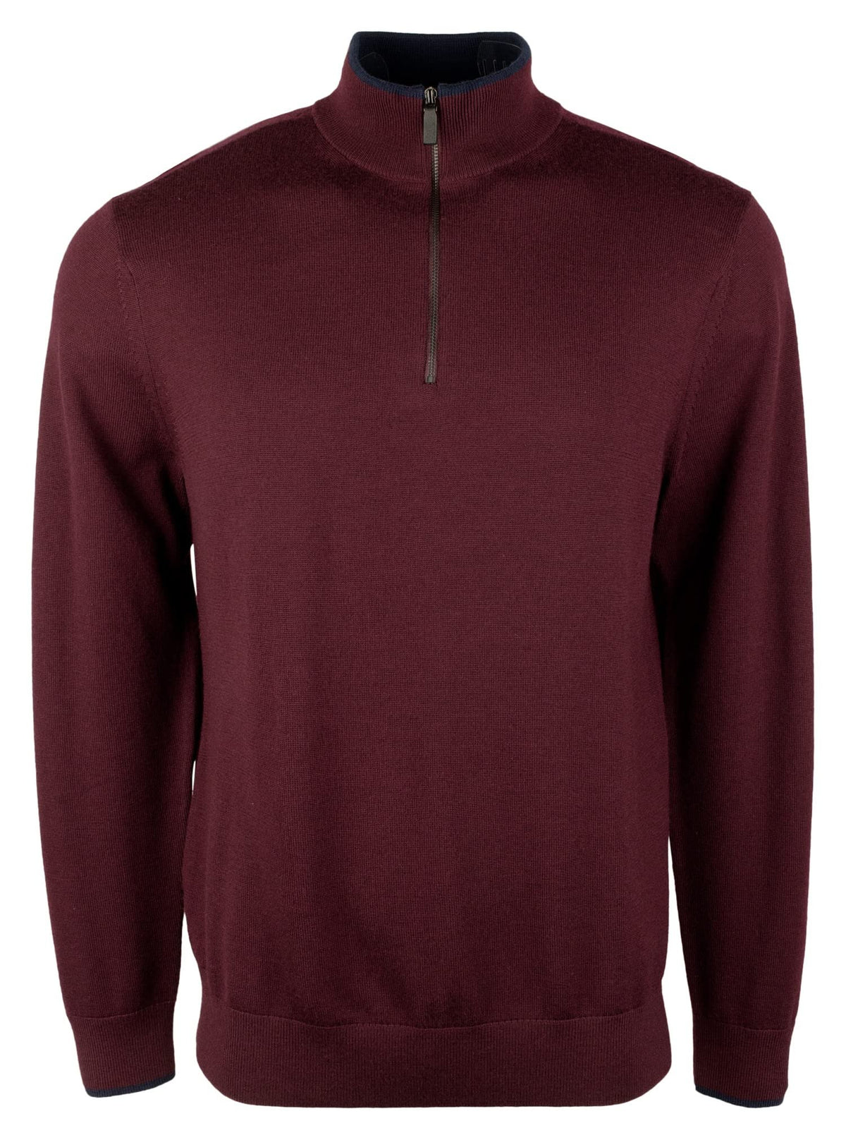 Michael Kors Men's Quarter Zip Merino Sweater-C-Small