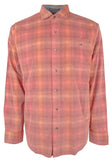 Tommy Bahama Men's Long Sleeve Coastline Cord Redwood Check Camp Shirt Medium