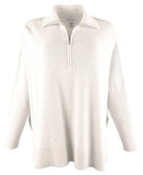 Tommy Bahama Women's Shimmer Bonita Half Zip Long Sleeved Poncho Top-PGH-XXS/XS