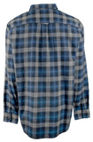 Camisa tejida de manga larga a cuadros acogedores Canyon Beach de Tommy Bahama para hombre, talla mediana