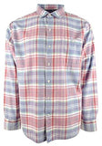 Tommy Bahama Men's Kookabura Plaid Long Sleved Shirt-PW-M