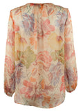 Lauren Ralph Lauren Women's Floral Print Georgette Blouse Shirt