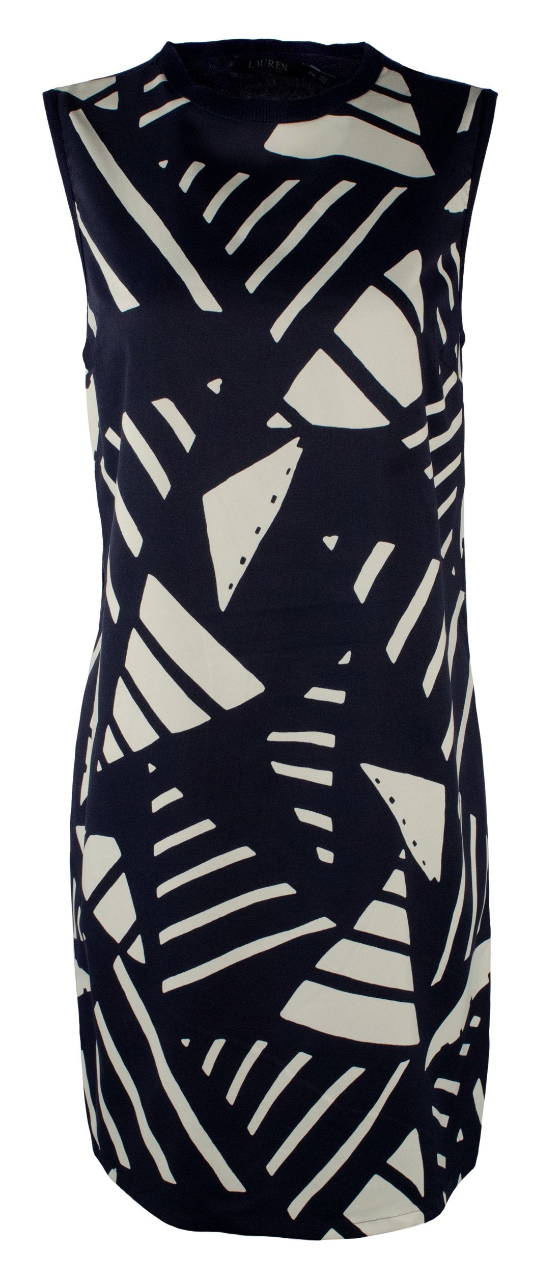 Lauren Ralph Lauren Women's Petite Print Front Sweater Dress