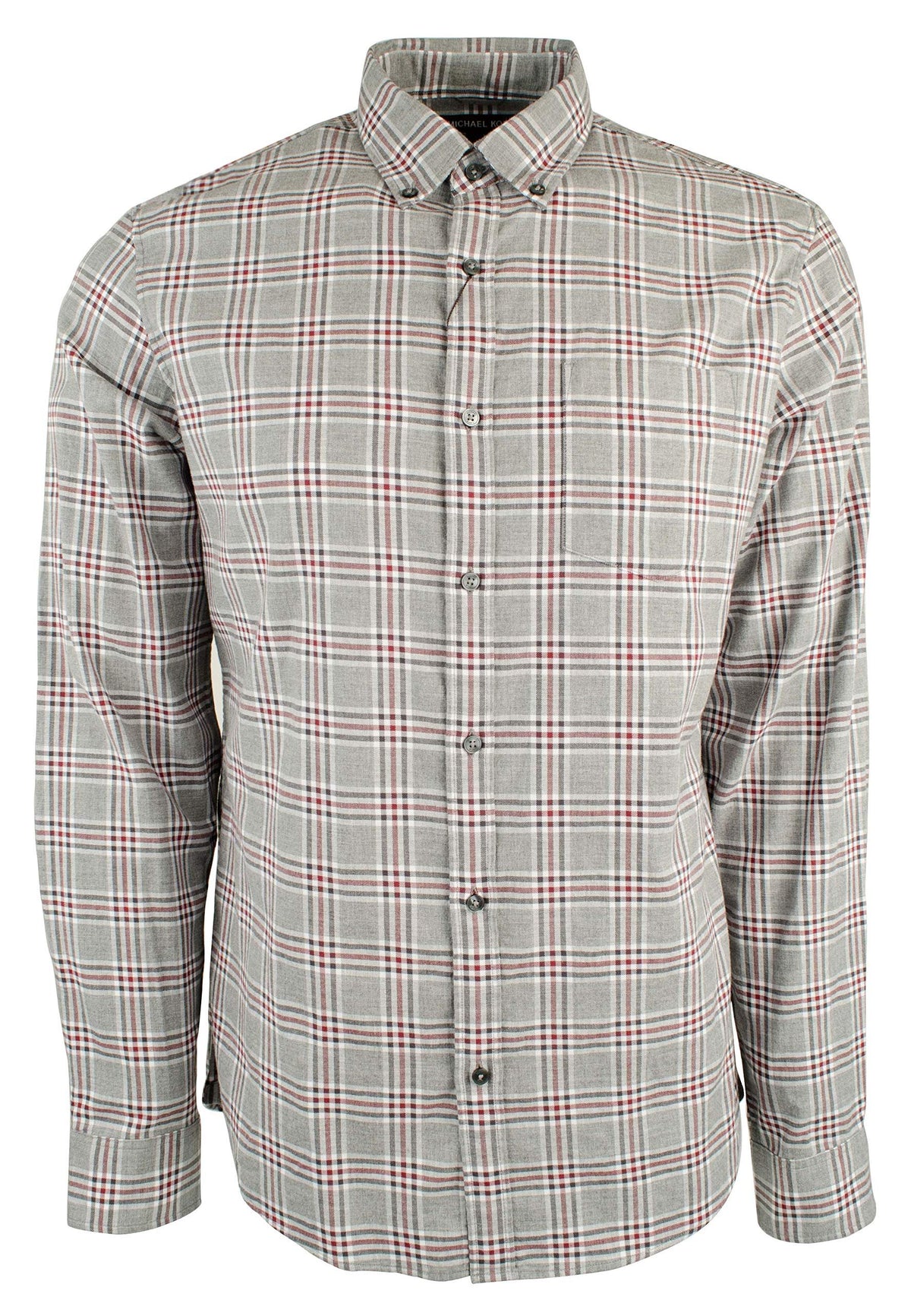 Michael Kors Men's Slim Fit Soft Cotton Long Sleeve Shirt