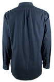 Michael Kors Men's Denim Slim Fit Long Sleeve Shirt