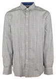 Bugatchi Men's Shaped Fit Long Sleeves Shirt
