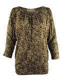 Michael Kors Women's Cold Shoulder Printed Top