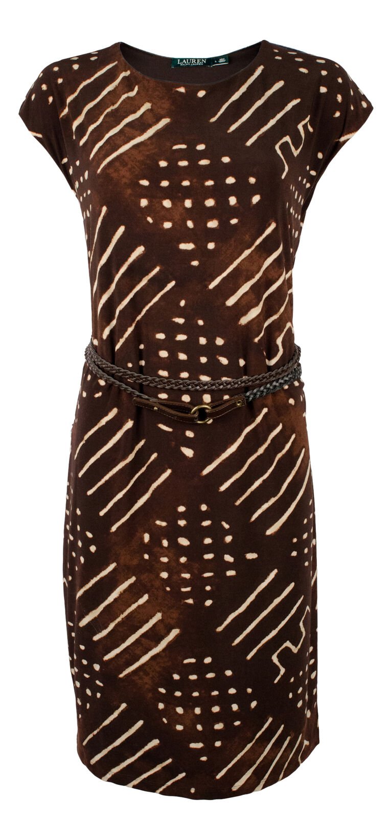Lauren Ralph Lauren Women's Cap Sleeve  Dress-M-L