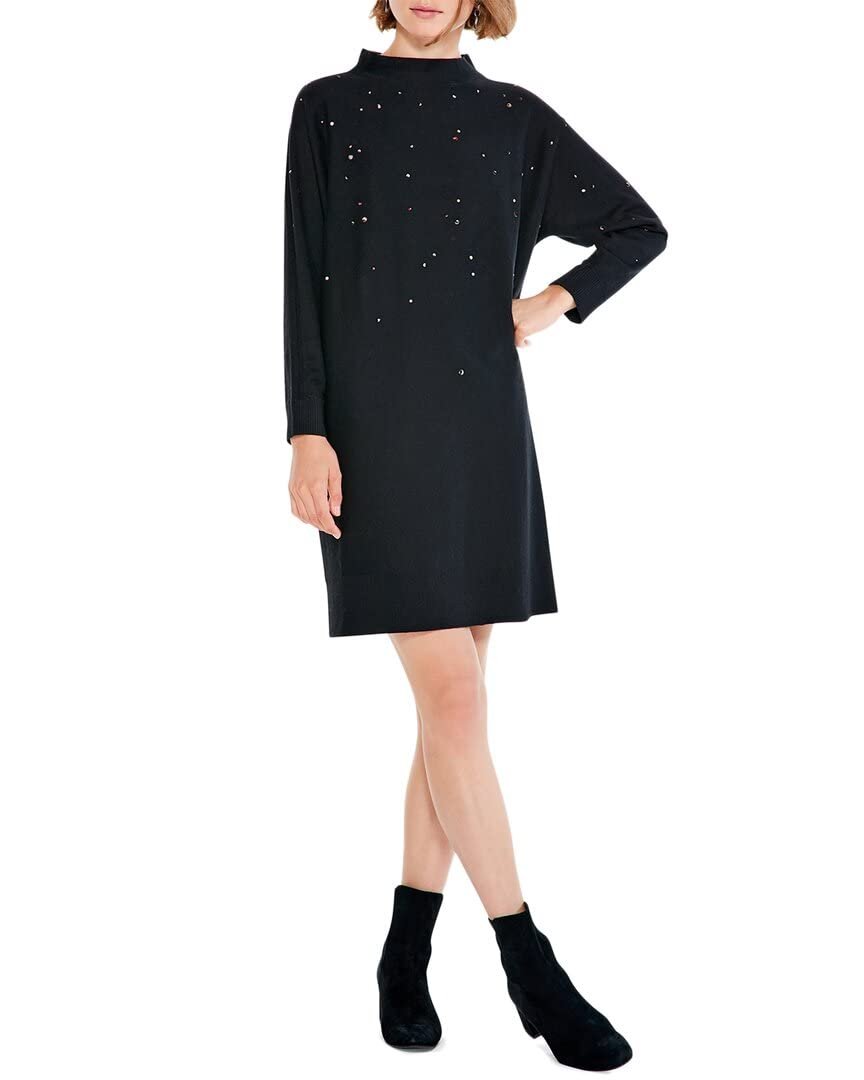 NIC+ZOE Women's Twinkle Vital Dress Black Onyx