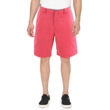 Men's Classic Fit Stretch 9" Flat Front Shorts Red 40