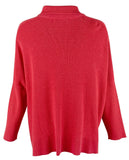 Devolución del cliente Tommy Bahama Top tipo poncho con media cremallera Shimmer Bonita para mujer - TR-L/XL