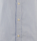 Michael Kors Men's Long Sleeve Striped Tailored Classic Fit Shirt