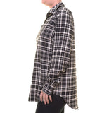 Lauren Ralph Lauren Women's Plaid Crepe Button Down Shirts