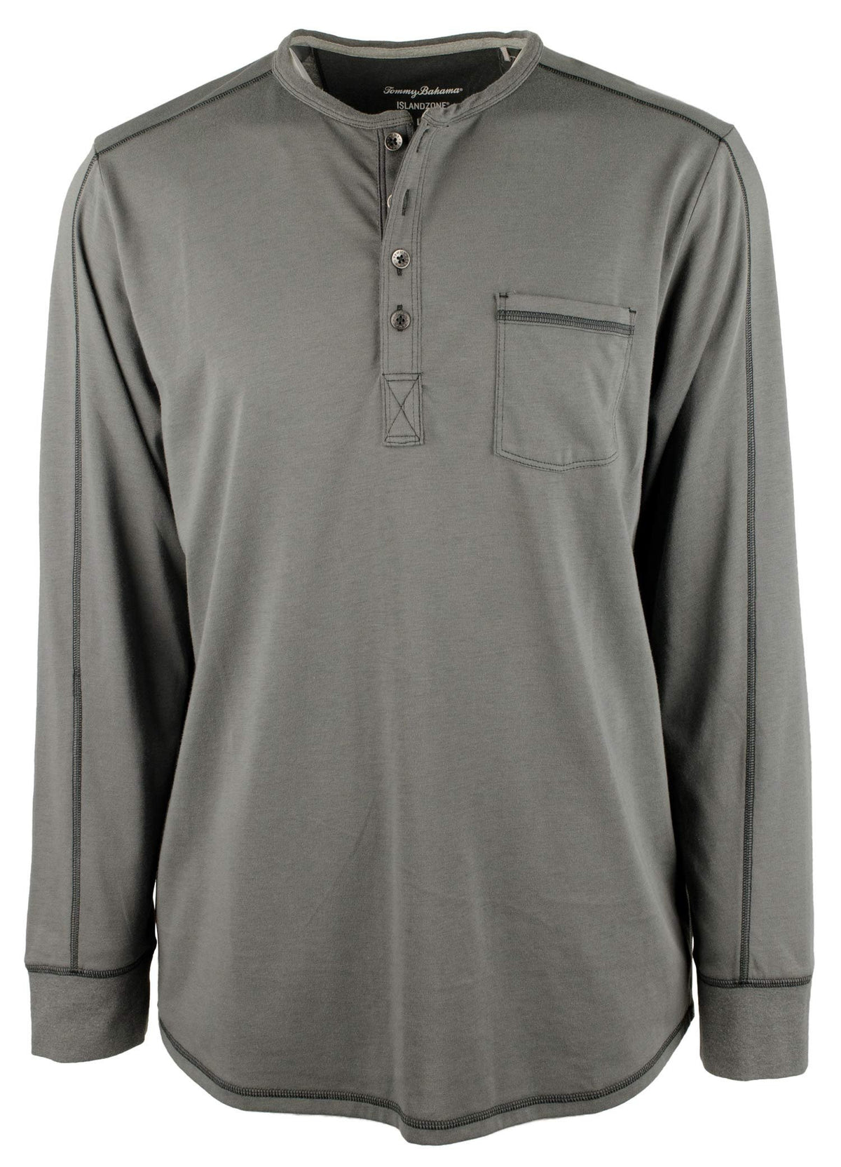 Tommy Bahama Men's San Jacinto Long  Sleeve Henley Shirt-B-M