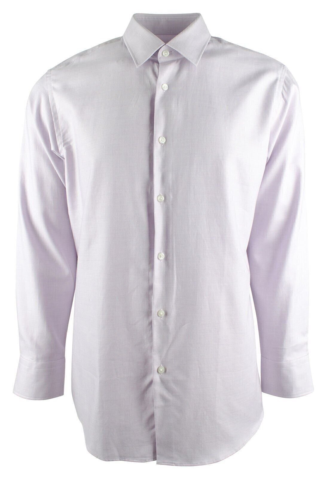Hugo Boss Men's Enzo Regular Fit Long Sleeve Shirts Purple 17 (32/33)