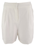Vince Camuto Women's Plus Size Summer Heat Solid Pull On Shorts Ivory 18