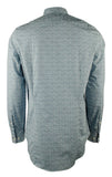 Men's Long Sleeve Bubble Print Slim Fit Shirt-K-S