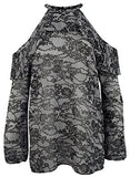 Michael Michael Kors Women's Cold Shoulder Halter Blouse
