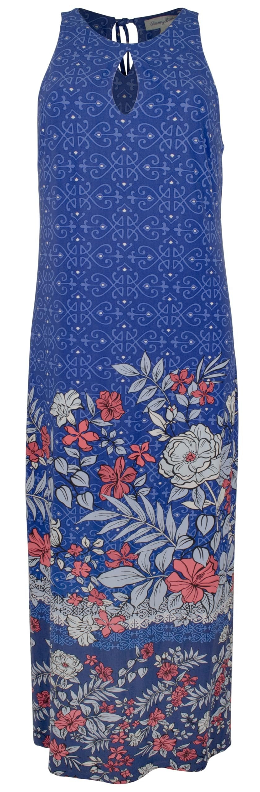 Tommy Bahama Women's Carmela Geo Garden Jersey Maxi Dress INvy Small