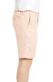 Tommy Bahama Men's Harbor Herringbone Stretch-Linen 10" Inseam Short (Peach Sorbet, XXL, XX-Large)