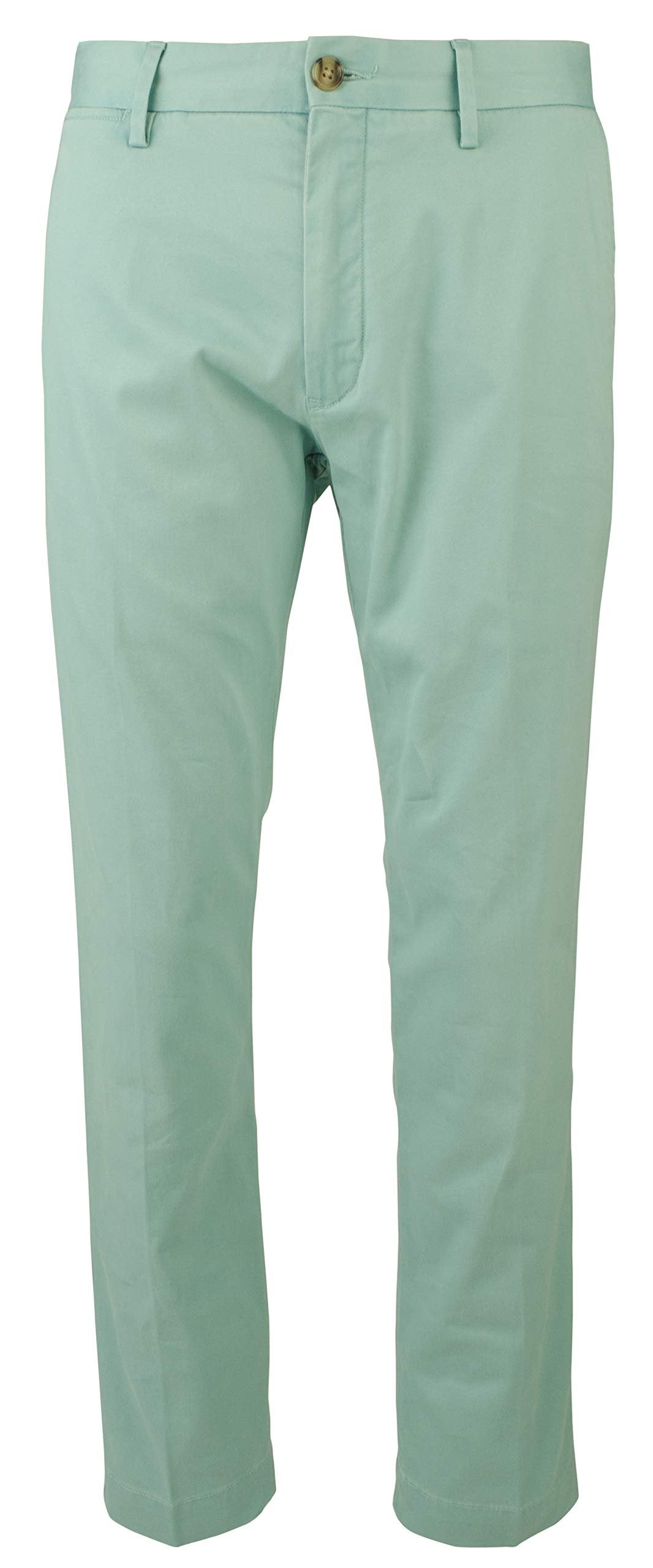 POLO RALPH LAUREN Men's Stretch Slim Fit Chino Pants Grn 40Wx30L Green