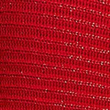 Lauren Ralph Lauren Women’s Dolman Sleeve Boatneck Sweater Lipstick Red Lurex