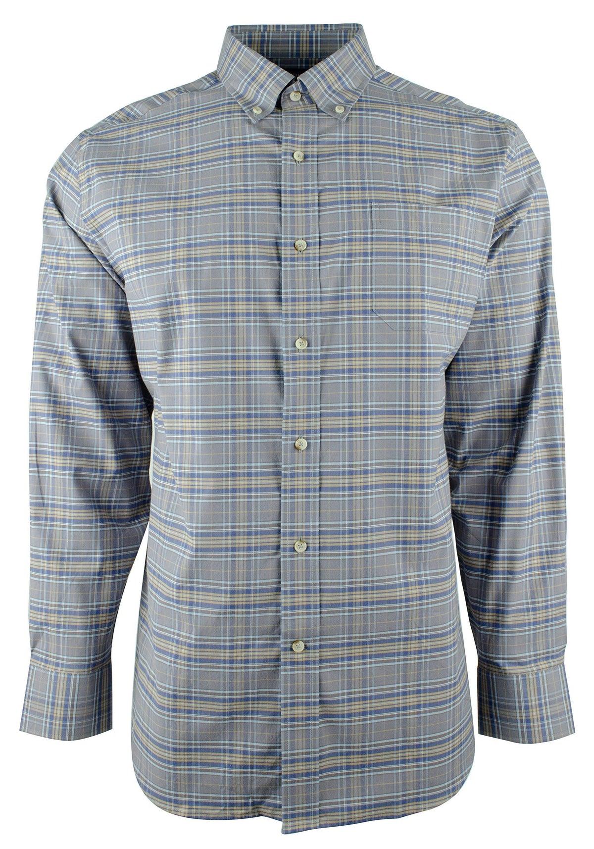 Camisa a cuadros con botones Frontgate para hombre - FG-S