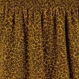Michael Kors Women's Leopard Print Georgette Ruffled Mini Skirt MGld Small