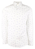 Michael Kors Men's Cotton Slim Fit Long Sleeve Shirt