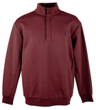 POLO RALPH LAUREN Men's Big & Tall Double-Knit Quarter Snap Pullover Shirt Rd...
