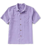 Tommy Bahama Men's Royal Bermuda IslandZone Technology Camp Shirt-SL-S