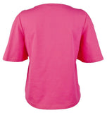 Ralph Lauren Women's  Cutout Jersey Top Pink Medium