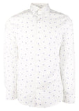 Michael Kors Men's Cotton Slim Fit Long Sleeve Shirt