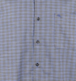 Camisas Tommy Bahama de manga larga con botones y cuadros Newport Cimarron para hombre (talla XL)